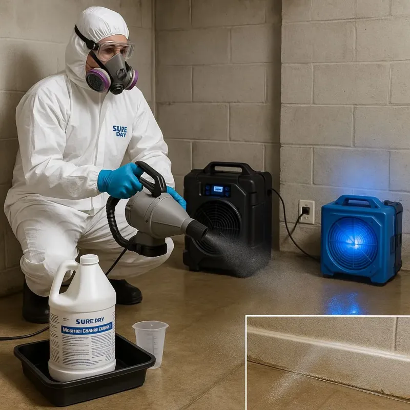 Sanitization and Odor Removal process in Warrenville, SC